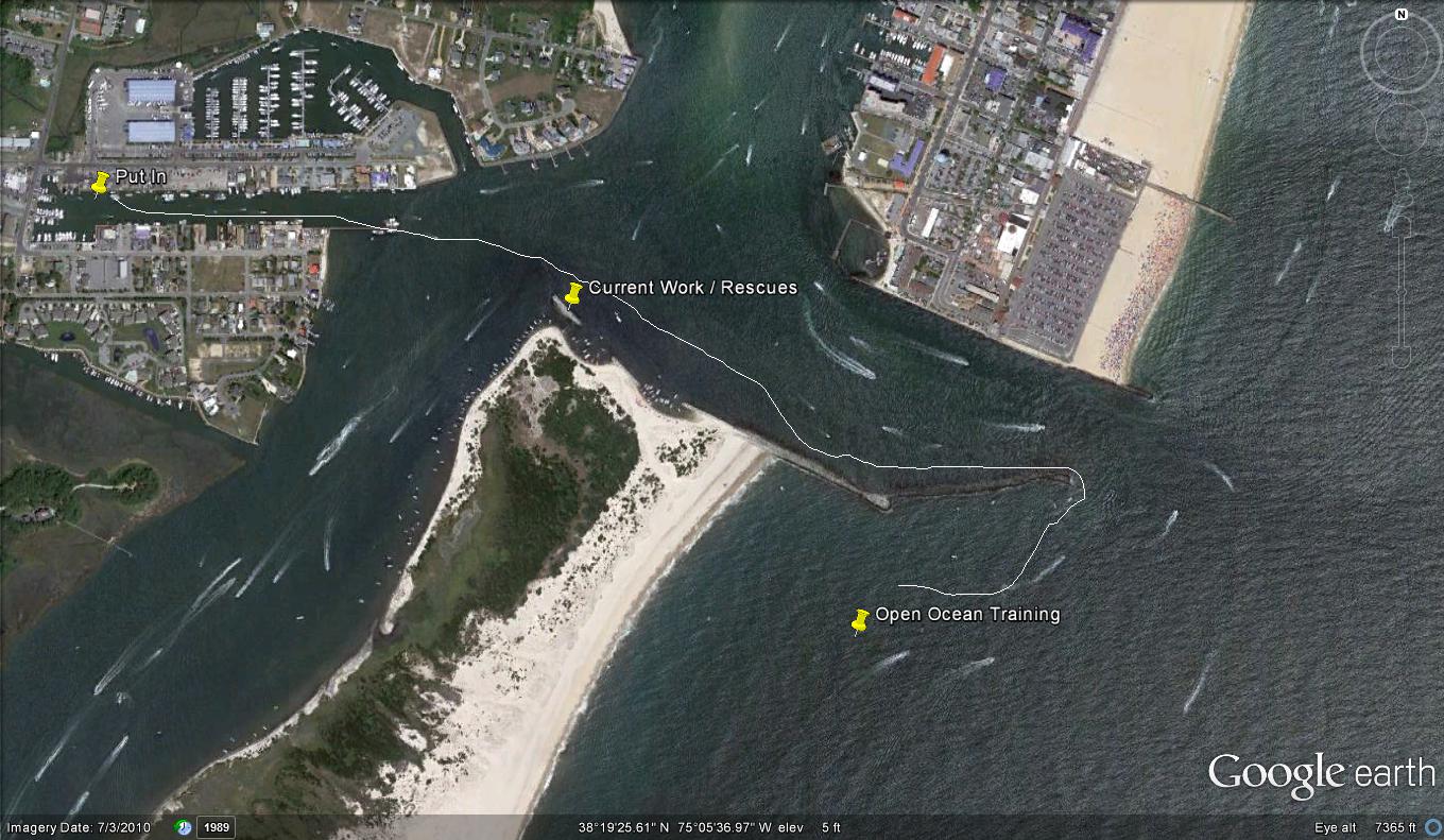 City Inlets Ocean City Inlet - RiverWind Kayak